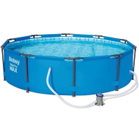 Bestway 56984 BW Каркасный бассейн Steel Pro Max 305х100см, 6148л, фил.-насос 1249 л/ч Bestway 56984 BW Каркасный бассейн Steel Pro Max 305х100см, 6148л, фил.-насос 1249 л/ч