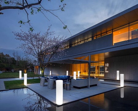 Светильник Цилиндр 25х36 питание от 220, RGB