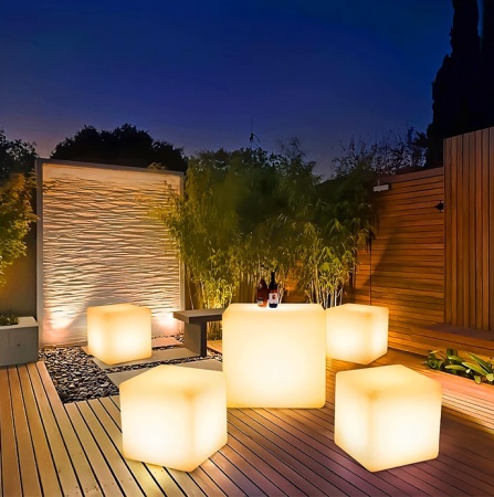 Светильник Куб 35 с питанием от АКБ, RGB Светильник Куб 35 с питанием от АКБ, RGB