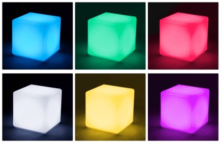 Светильник Куб 15 питание от сети 220В, RGB Светильник Куб 15 питание от сети 220В, RGB